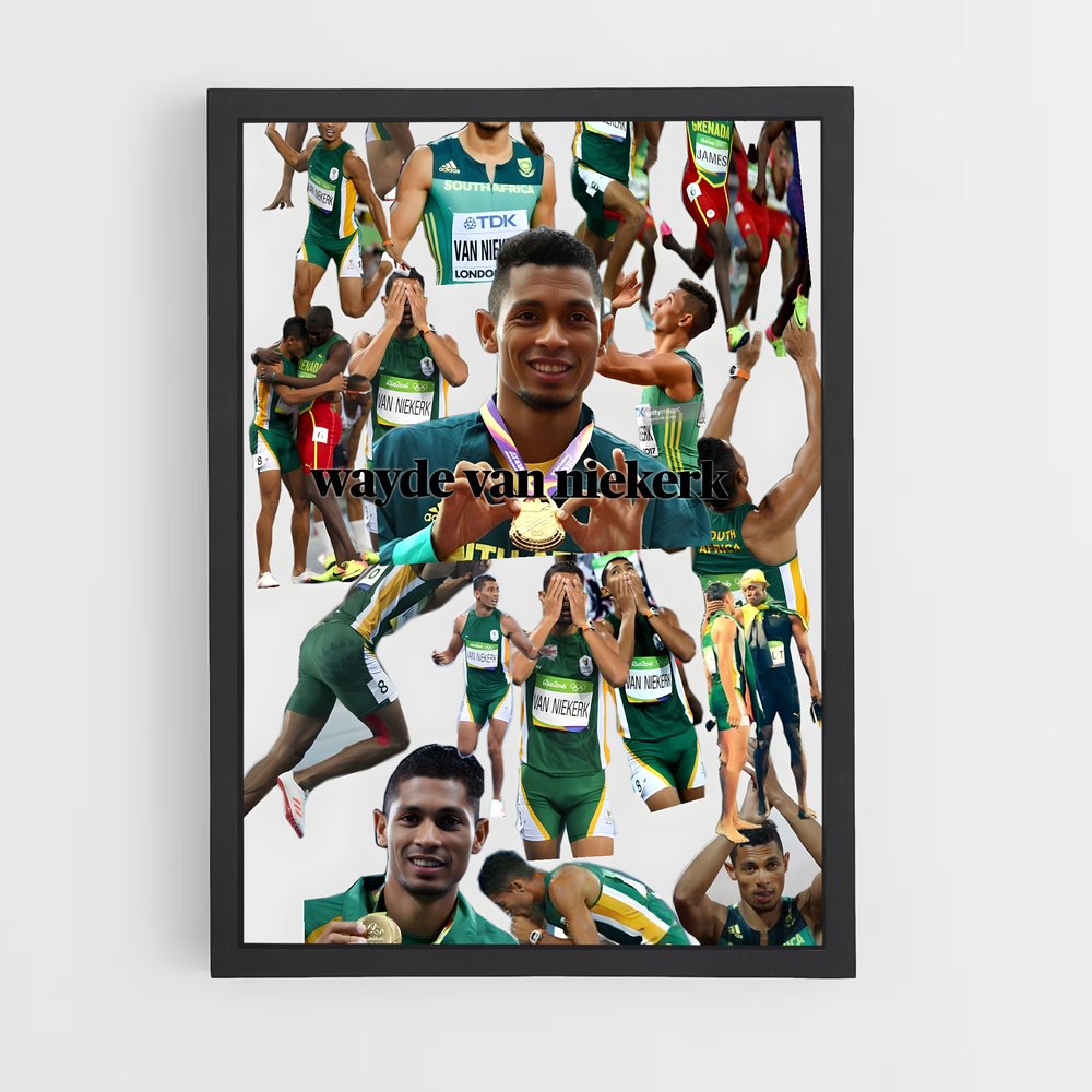 Poster L'Équipe Émeraude – affiche Athlétisme (vue 2)